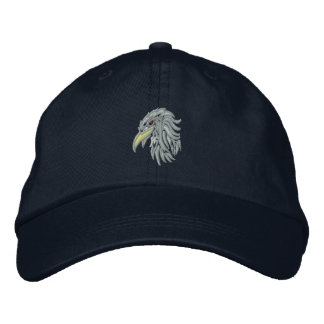 Gorra Bordada águila calva tribal