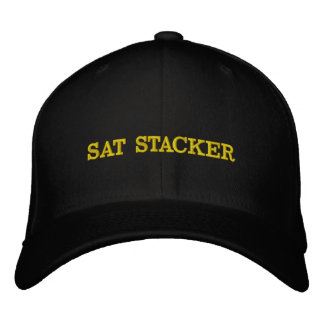 Gorra Bordada Ajustador de Sat Aprieta Bitcoin Cripto Texto Amar