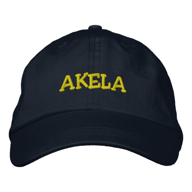 GORRA BORDADA AKELA (Anverso)