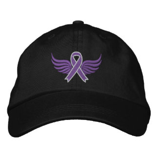 Gorra Bordada Alas Cinta de Fibrosis Quística