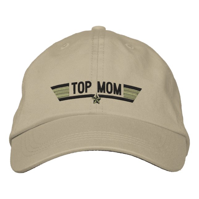Gorra Bordada Alas clásicas personalizadas de la estrella de la  (Anverso)