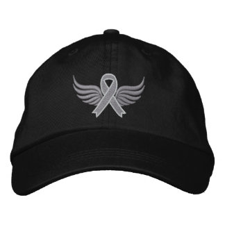 Gorra Bordada Alas de cinta de la diabetes