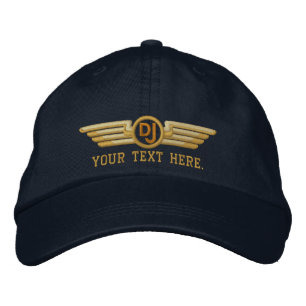 Gorra Bordada Alas estilo Deco de DJ personalizado