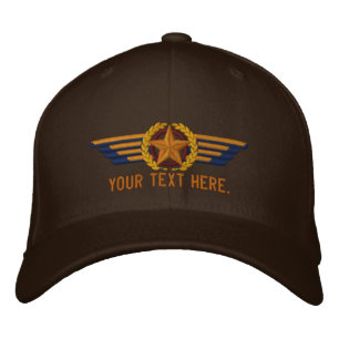Gorra Bordada Alas experimentales personalizadas de los laureles