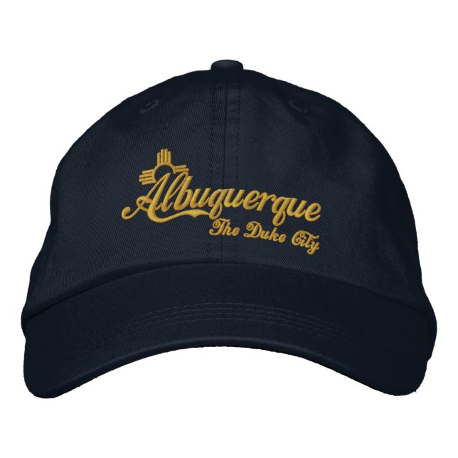 Gorra Bordada Albuquerque, la ciudad del Duque (Anverso)