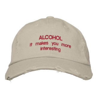 GORRA BORDADA ALCOHOL