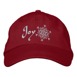Gorra Bordada Alegría de copo de nieve
