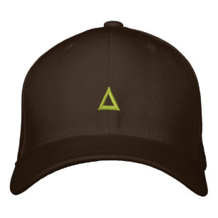Gorra Bordada Alfa griega DIY/fraternidad/cápsulas de lana