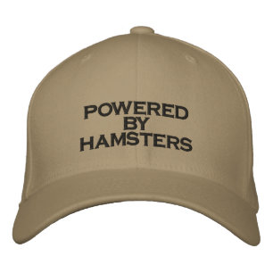 Gorra Bordada ALIMENTADO POR HAMSTERS - sombrero
