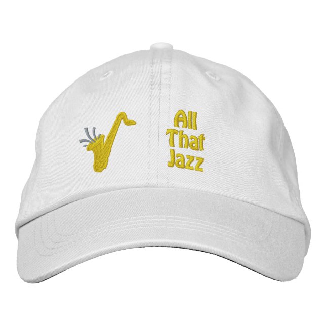 Gorra bordada All that Jazz (Anverso)