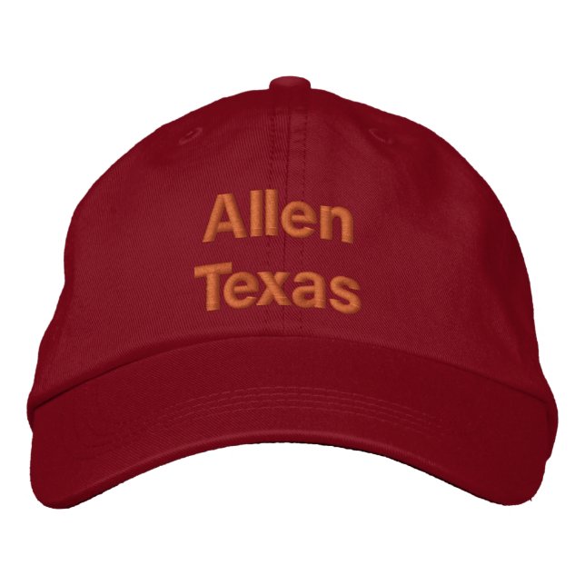 Gorra Bordada Allen Texas (Anverso)