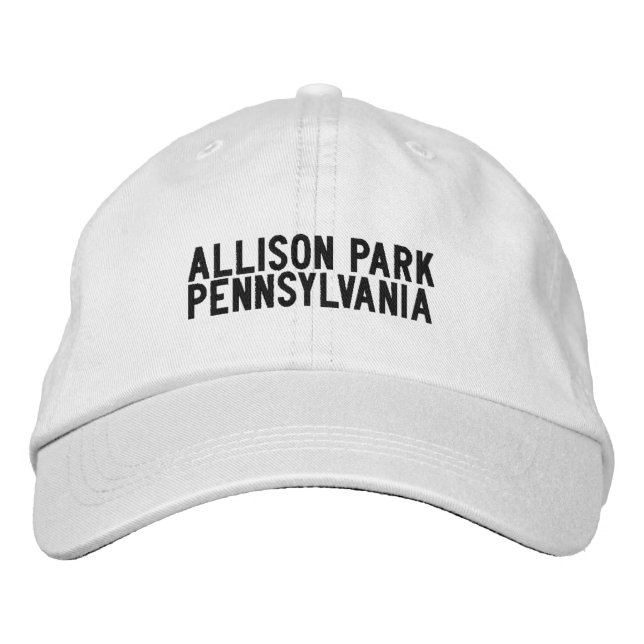 Gorra Bordada ALLISON PARK Pennsylvania Hat (Anverso)