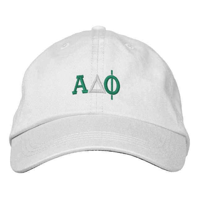 GORRA BORDADA ALPHA DELTA PHI ABORDÓ LA TAPA DE BÉISBOL (Anverso)