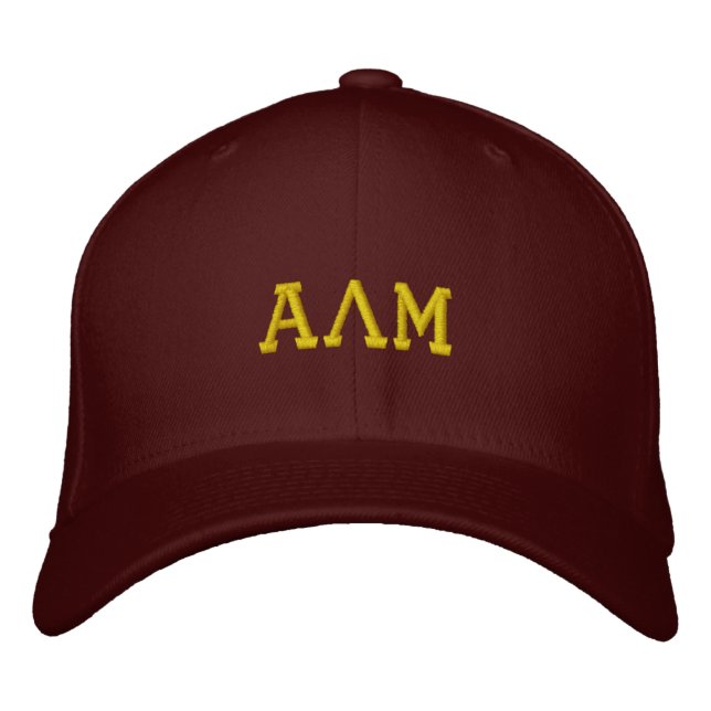GORRA BORDADA ALPHA LAMBDA MU (Anverso)
