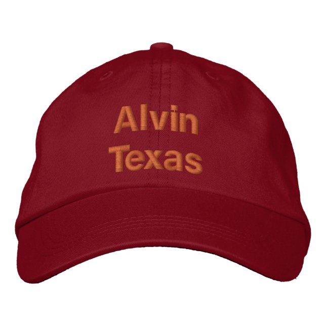 Gorra Bordada Alvin Texas (Anverso)