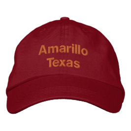 Gorra Bordada Amarillo Texas
