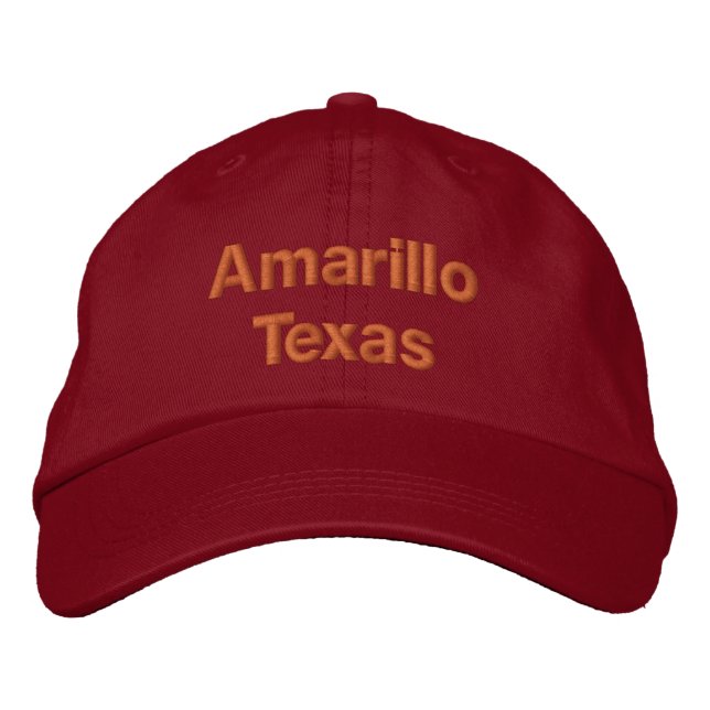 Gorra Bordada Amarillo Texas (Anverso)