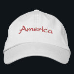 Gorra Bordada América<br><div class="desc">Estados Unidos el Grande. Úsalo con orgullo.</div>