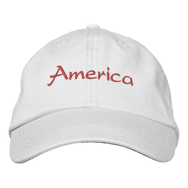 Gorra Bordada América (Anverso)