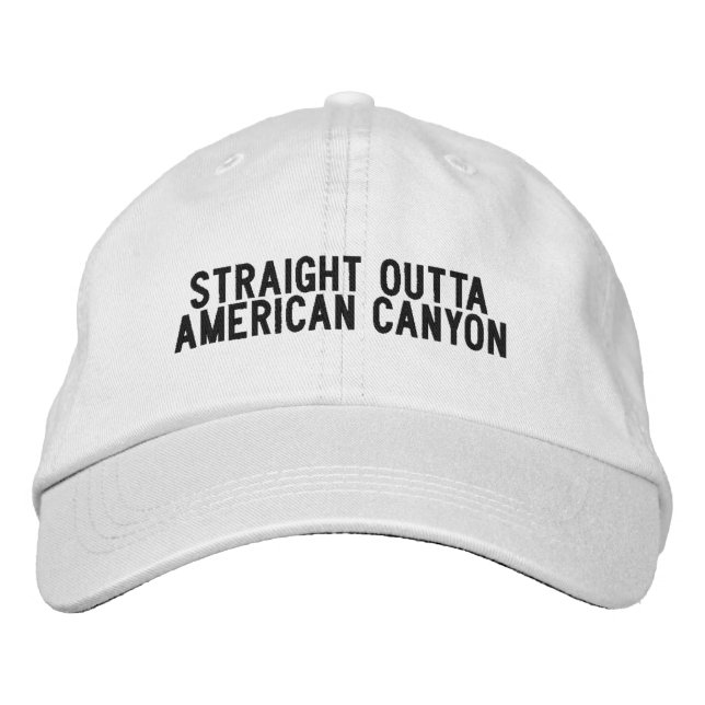 Gorra Bordada AMERICAN CANYON California Sombrero (Anverso)