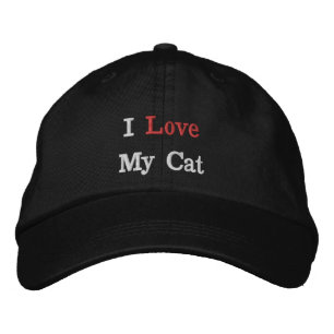 Gorra Bordada Amo a mi gato