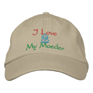 Gorra Bordada Amo A Mi Madre En Afrikaans Khaki
