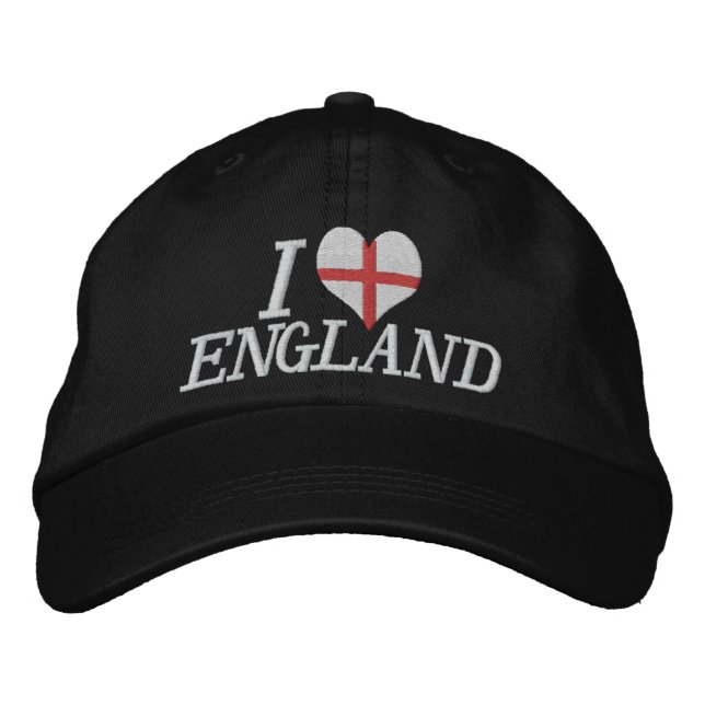 Gorra Bordada Amo Inglaterra (Anverso)