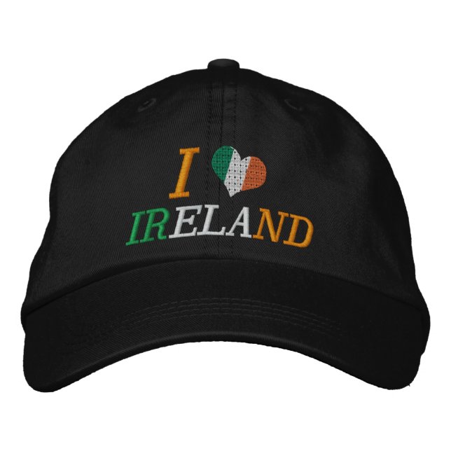 Gorra Bordada Amo Irlanda (Anverso)