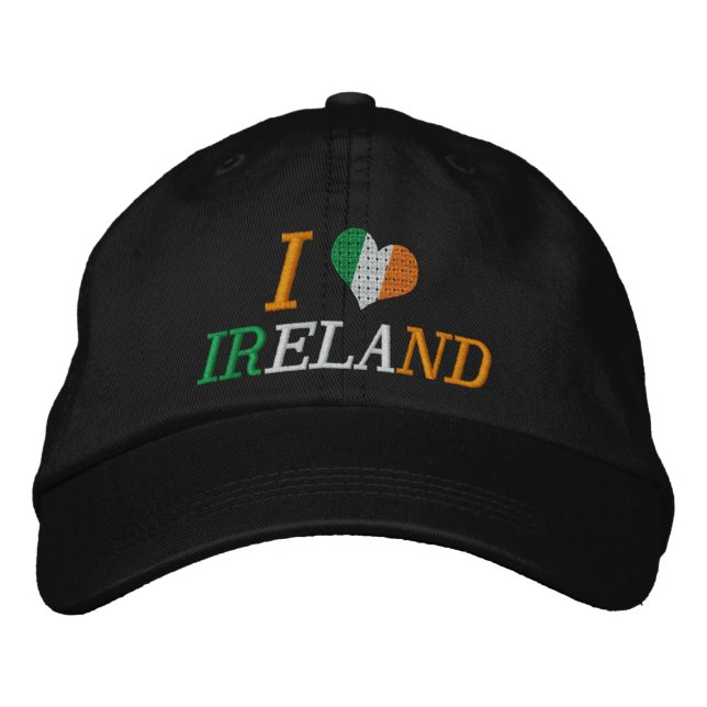 Gorra Bordada Amo Irlanda (Anverso)