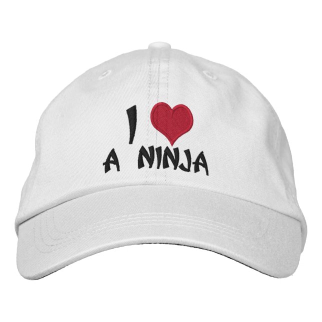 Gorra Bordada Amo Un Ninja (Anverso)