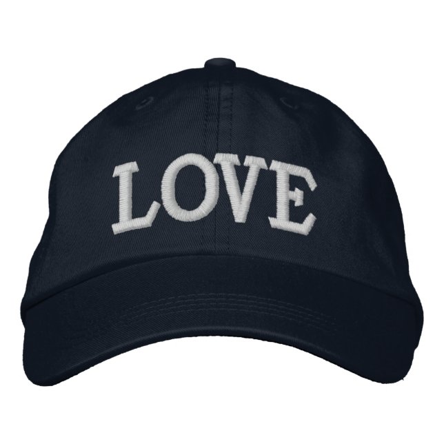Gorra Bordada AMOR ( cambiar el lema) (Anverso)