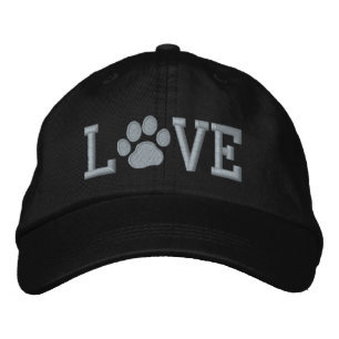 Gorra Bordada AMOR con la impresión de garra  Guay Canine Lover