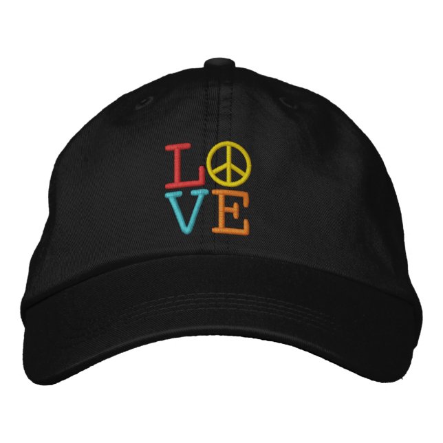 Gorra Bordada Amor del arte pop (Anverso)