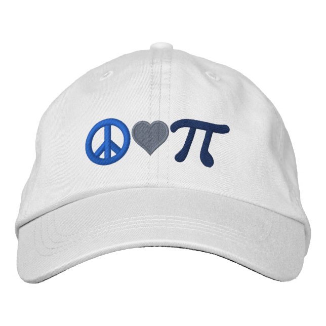 Gorra Bordada Amor pi de la paz (Anverso)