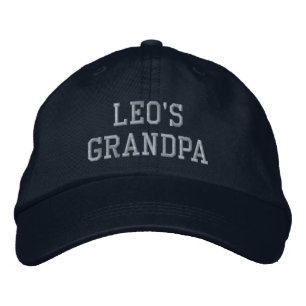 Gorra Bordada Añadir el nombre del nieto al del abuelo