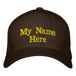 Gorra Bordada Añadir su nombre o texto Elegir el color del hilo