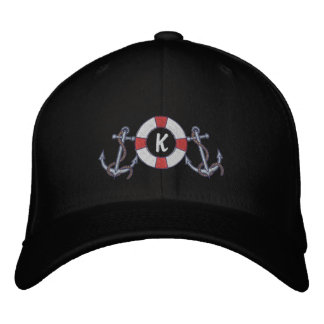 Gorra Bordada Anillo de Saling y Anclas