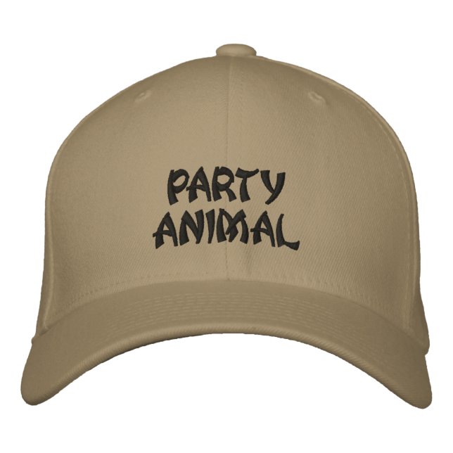 GORRA BORDADA ANIMAL FIESTA (Anverso)