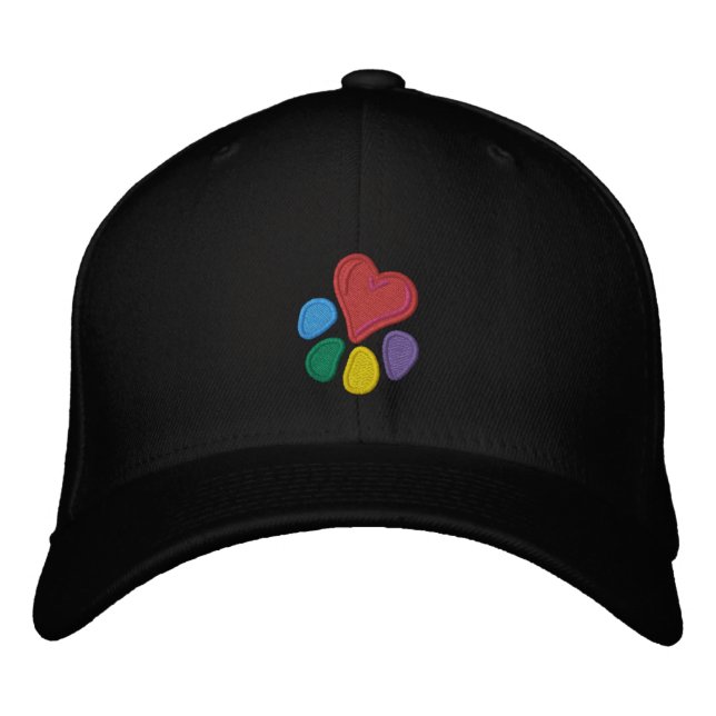 Gorra Bordada Animal Lover_Heart-Paw (con resaltados) (Anverso)