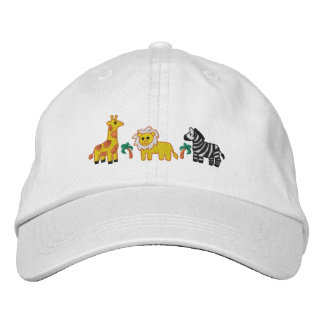 Gorra Bordada Animales de la jungla