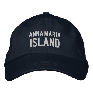 Gorra Bordada Anna Maria Island Florida: Sombrero de Béisbol Emb