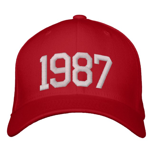 Gorra Bordada Año 1987 (Anverso)