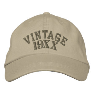 Gorra Bordada Año de cosecha - personalizable