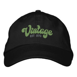 Gorra Bordada Año Personalizado de Vintage