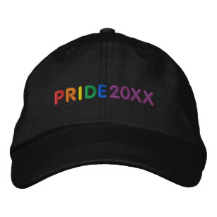 Orgullo Gay Arco Iris Negro Snapback Gorra de béisbol Negro Pride Key