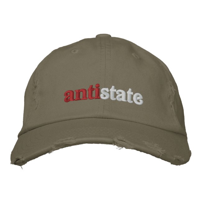 Gorra Bordada Antiestatal (Anverso)