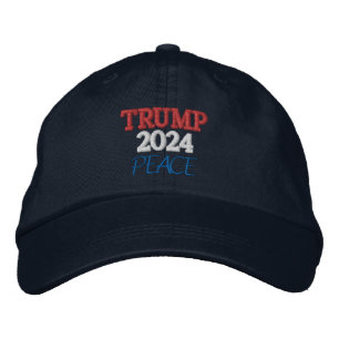 Gorra Bordada Aparato alternativo de PAZ TRUMP 2024 ajustable
