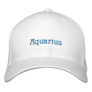 GORRA BORDADA AQUARIUS