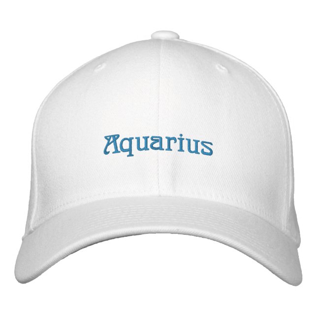 GORRA BORDADA AQUARIUS (Anverso)