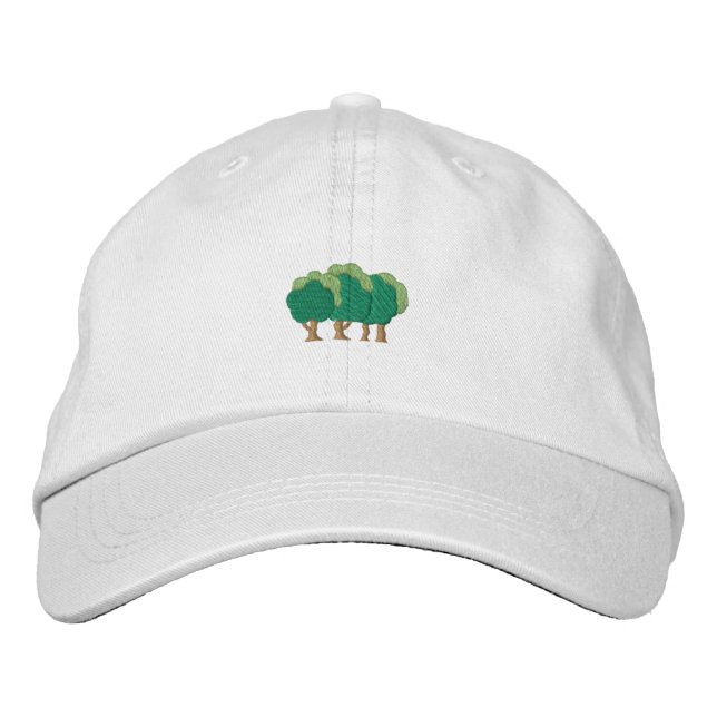 Gorra Bordada Árboles (Anverso)
